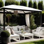 Pavillon Metall Rund